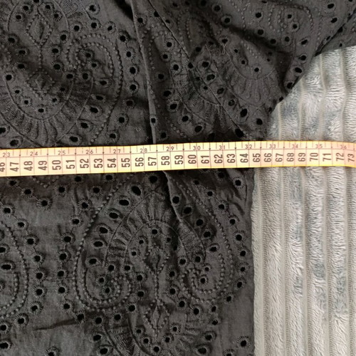 Arket Broderie Anglaise Kaftan dress black like new