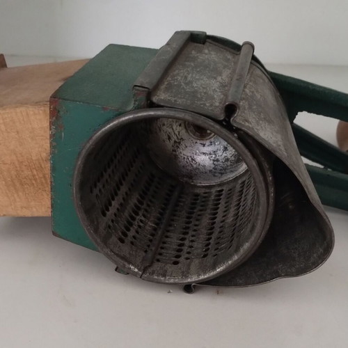 Antique cheese grater used, fully functional