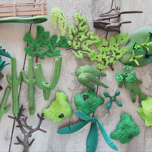 Playmobil πρασινάδες κάκτοι και φράκτες σαν καινούργιο