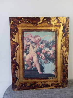 Κάδρο vintage 49x39 εκατοστά μεταχειρισμένο