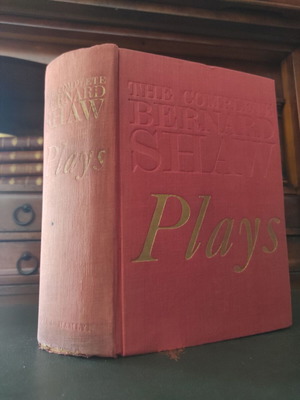 Complete plays of George Bernard Shaw used
