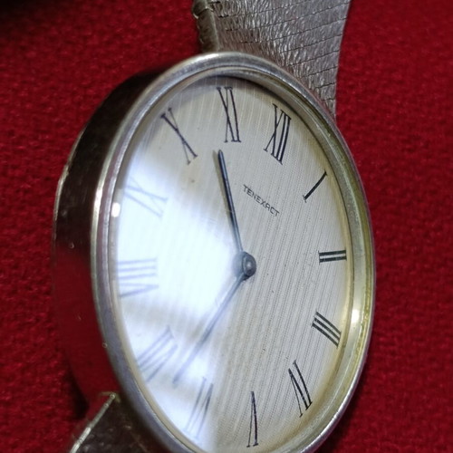 Vintage ρολόι Tenexact Silver 925 μεταχειρισμένο, μηχανισμός κουρδιστό
