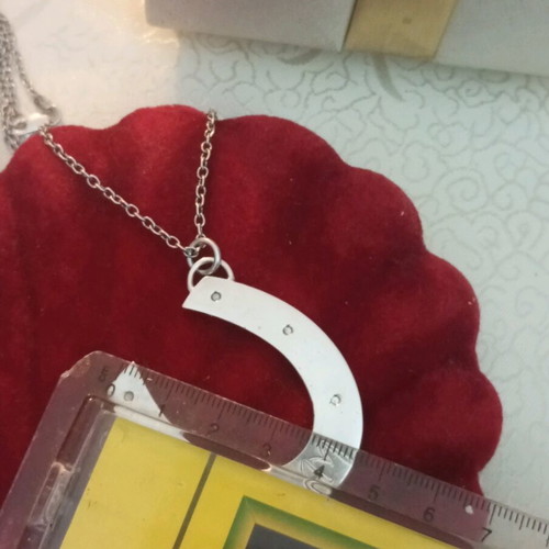 Lalaunis A21 925 silver horseshoe with 50cm chain used