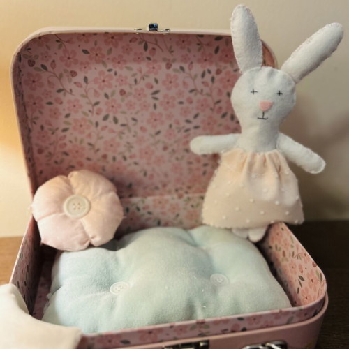 Handmade Bunny Toy Set with Little Dutch Box