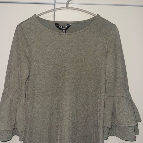 Lipsy London dress green like new, size S