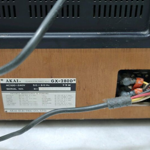 Akai GX 280D tape recorder used