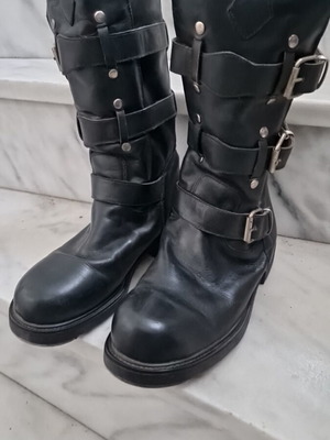 Saluro Motorcycle Boots like new, genuine leather, size 41
