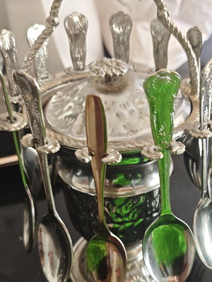 Old household silverware in excellent condition from Japan