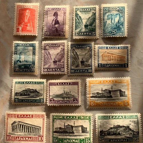 Topia A' 1927 Complete Stamp Series New
