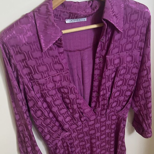 Desiree dress, purple, size small
