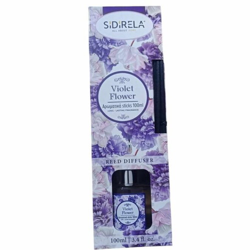 Aromatic diffuser with sticks Violet Flower 100ml Sidirela new