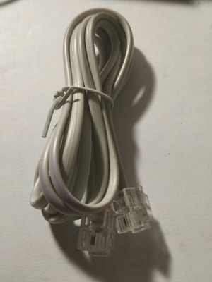 Telephone cable with RJ11 connectors new for modem connection