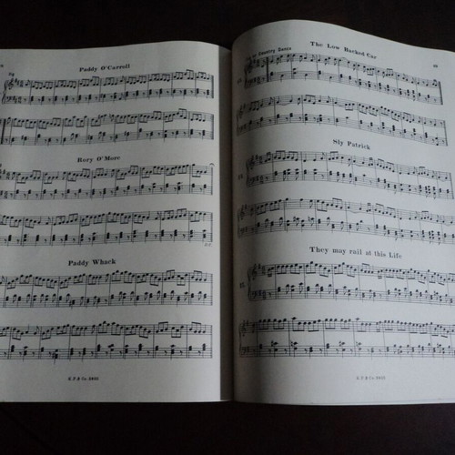 Country Dances sheet music used, 56 pages