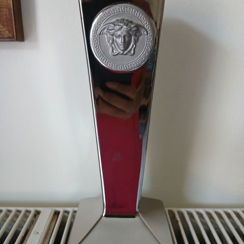 Rosenthal porcelain candle holder from Versace Platinum Medusa collection