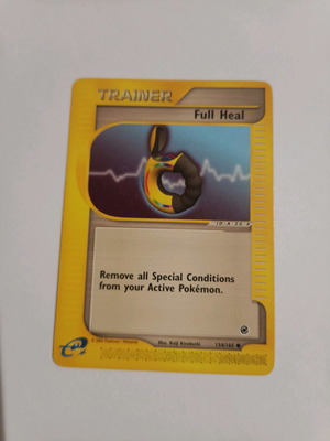 Full Heal Pokemon Card μεταχειρισμένο, Expedition Base Set 154/165