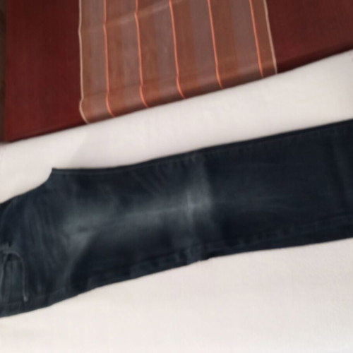 Women's dark blue stretch jeans, sizes 4XL-5XL