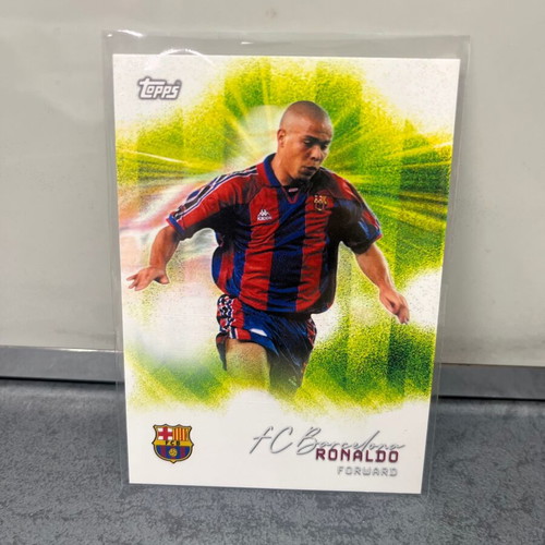 Topps FC Barcelona Team Set 2025 No. 32 Ronaldo like new