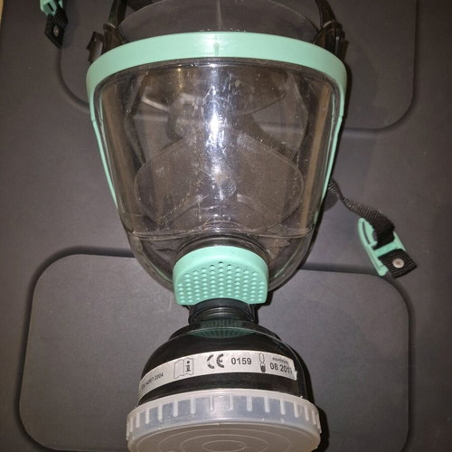 Full Face Mask with VISPR 300 B2 Filter like new