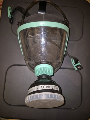 Full Face Mask with VISPR 300 B2 Filter like new