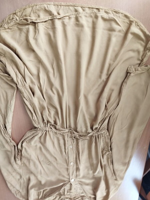 Short dress like new, mustard color