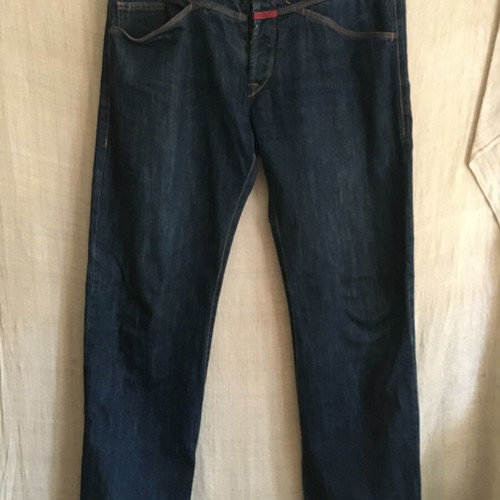 Vintage jeans Marithé & François Girbaud like new, size M, navy blue