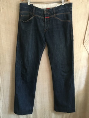 Vintage jeans Marithé & François Girbaud like new, size M, navy blue