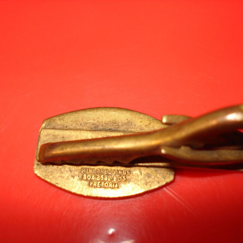 Vintage brass clip Pepsi used
