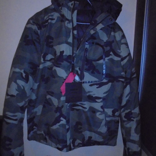 Adrexx men's jacket XL new reversible black and khaki