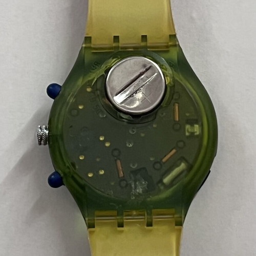 Swatch Aqua Chrono Midi “Game Over” watch