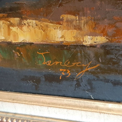 Still-life painting like new with artist signature