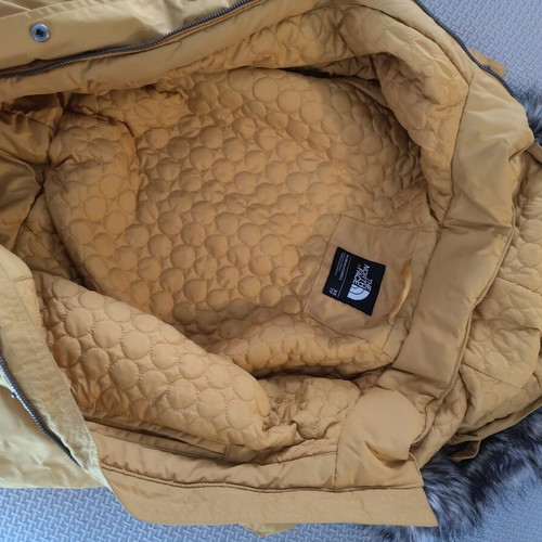 The North Face jacket XS yellow like new