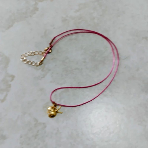 Minimalistic ladybug charm necklace elegant good luck new