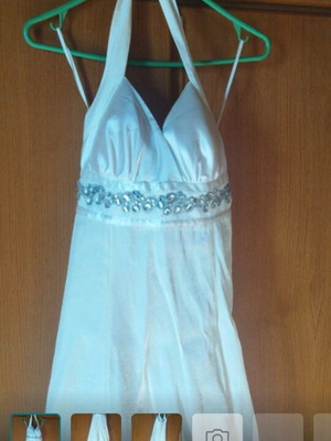 Dress summer, like new, white, size S