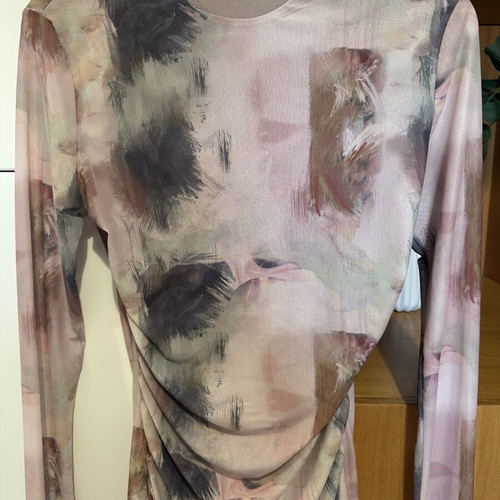 Shein dress, pink multicolor, size S