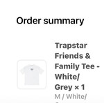 Trapstar TRP Logo T-Shirt new, white, size M