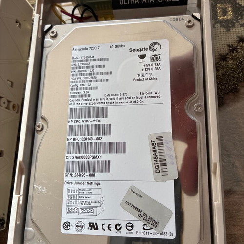 Digitus HDD tray for removable IDE hard drive used, retro PC