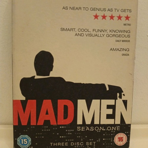 Mad Men Season 1 DVD three disc set used with subtitles