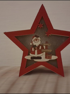 Wooden Christmas decoration like new