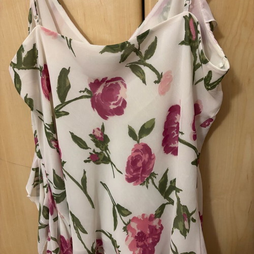 Floral top with straps Large, like new, M&S Marks and Spencer