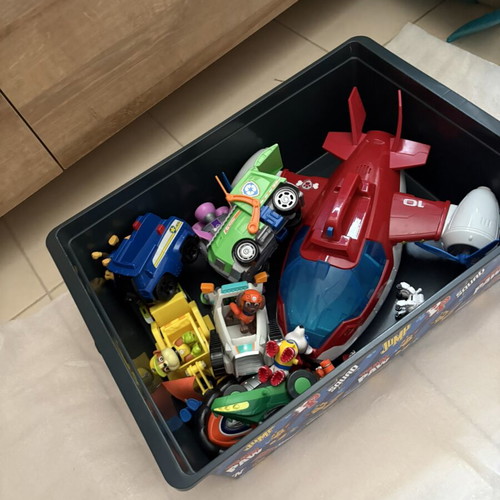 Paw Patrol large set: airplane with all cars and figures