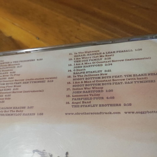 O Brother Where Art Thou CD soundtrack used, country