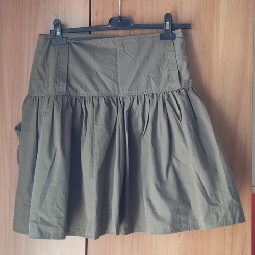 Khaki skirt Large with lining like new