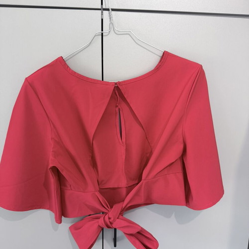 Anel red summer blouse like new, size M 38 10