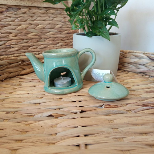 Blue Watering Can Wax Burner new