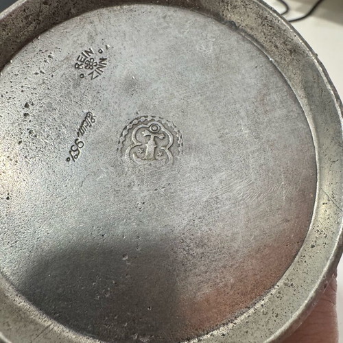 Pewter vessel used, very old