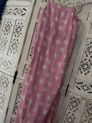 Milkwhite dress like new, pink, ankle length