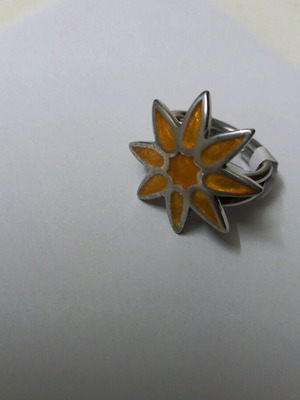Silver ring new, size 49