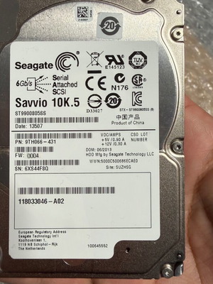 Seagate Savvio 10K.5 σκληρός δίσκος SAS 900GB 6Gb/s 2,5 ιντσών
