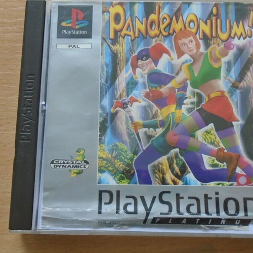 Sony PlayStation ONE SCPH-102 PAL like new with Pandemonium Platinum game