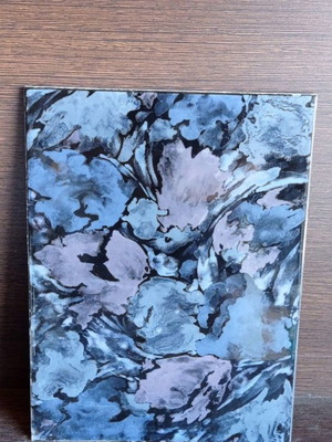 Tile 25x33.3 Italian new in white and black with decorative Listello